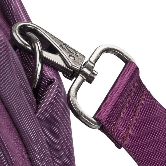 Rivacase Purple Laptop Bag/Crossbody - Picture 5 of 7